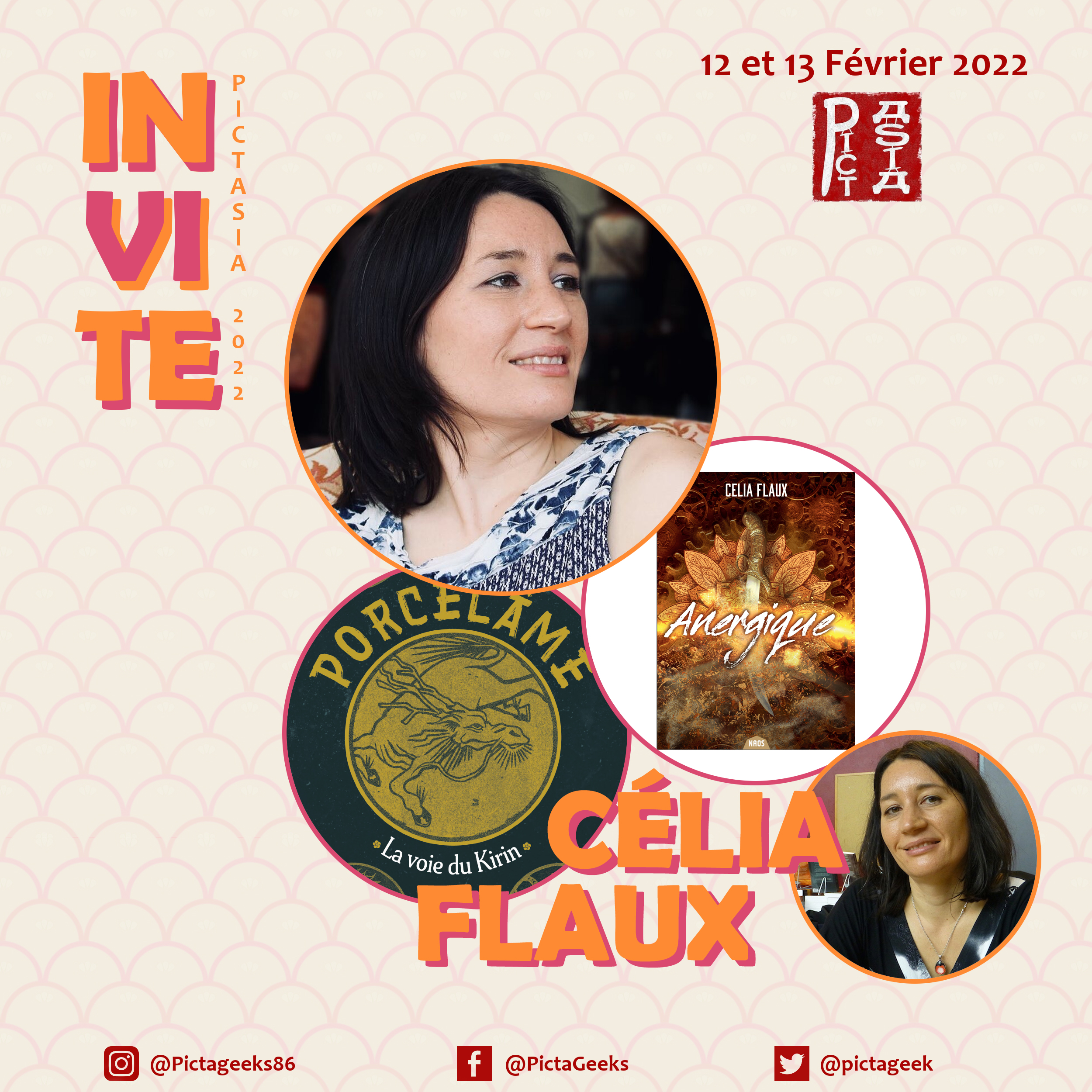 Célia Flaux autrice, romancière, invit&e pictasia, Poitiers, Japon