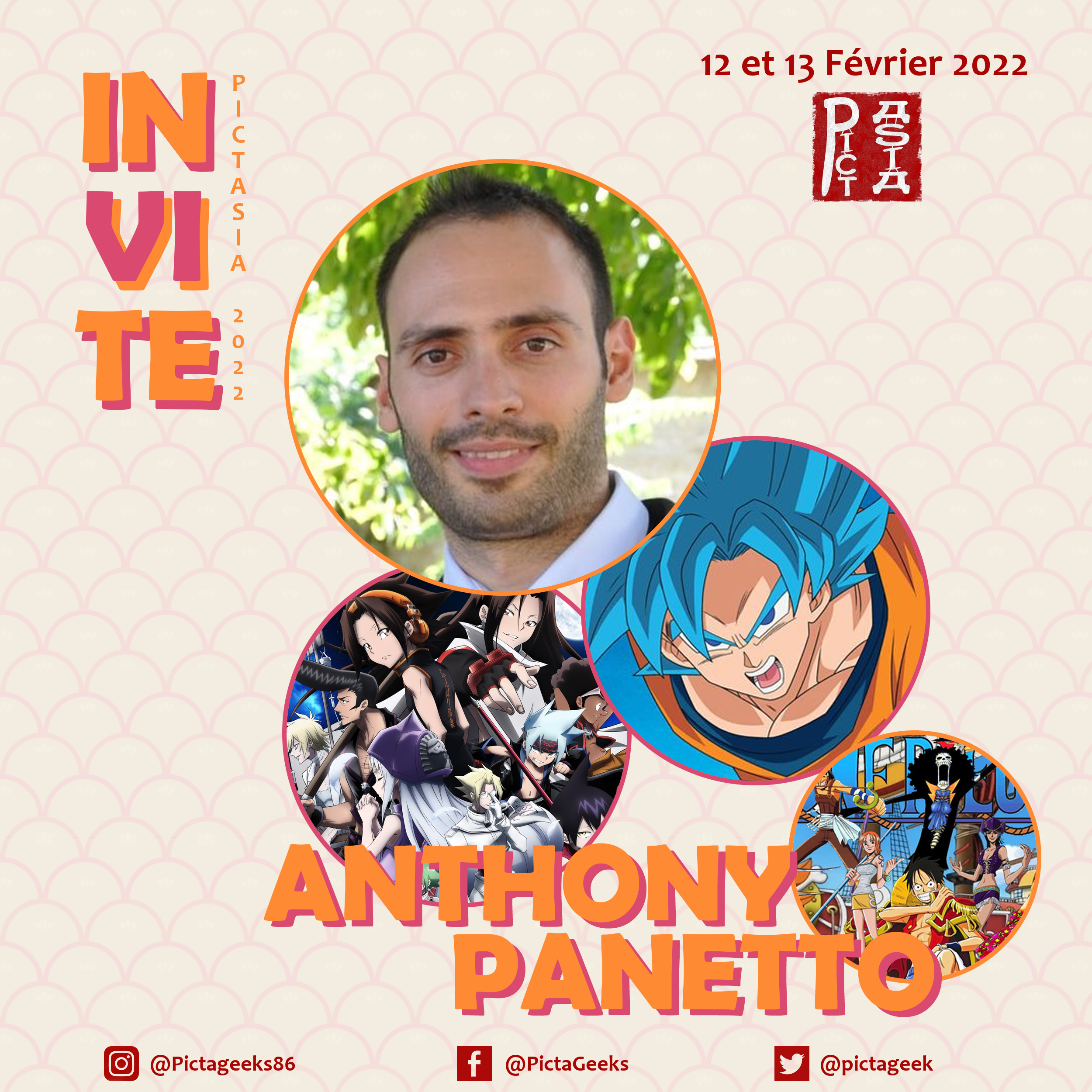 Anthony Panetto, invité, Pict'Asia, pictasia, pictageek, poitiers, traducteur, sous titrage, comédien de doublage